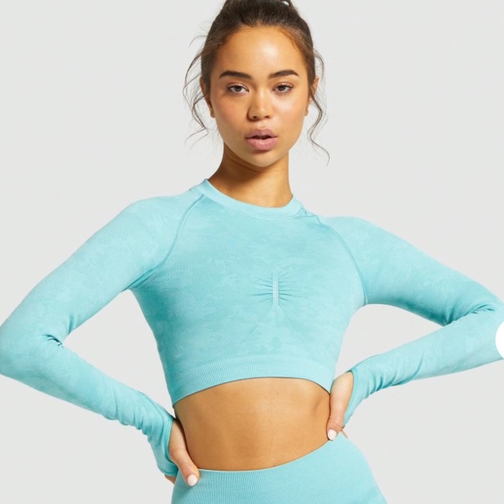 Fabulous Gymshark Camo Crop Top